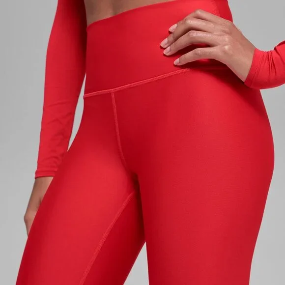 Alo Yoga 7/8 High-Waist Airlift Legging Bright Red